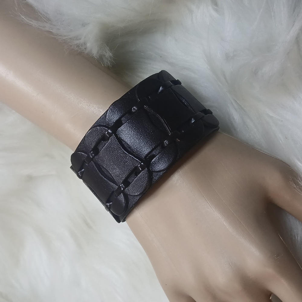 Paparazzi Dark Brown Leather Bracelet Urban For Men